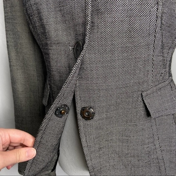 Akris Punto Wool Blazer Dark Charcoal Gray Size 6 - Picture 6 of 12